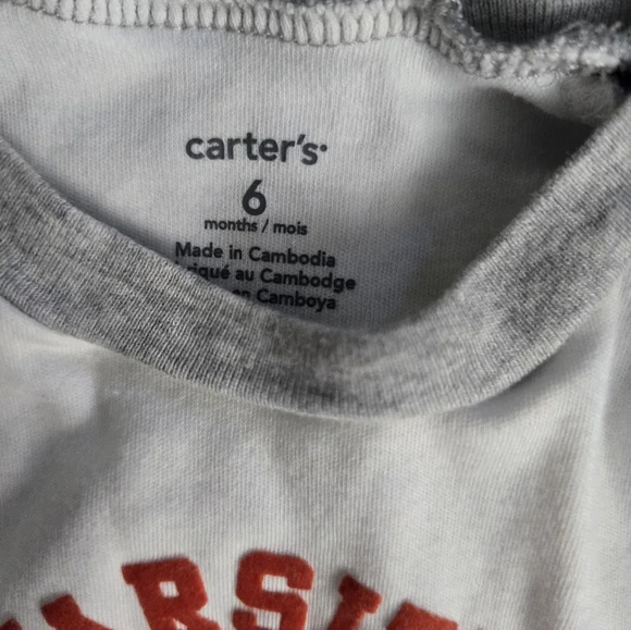 Carter's Football Infant One Piece - Picture 3 of 3